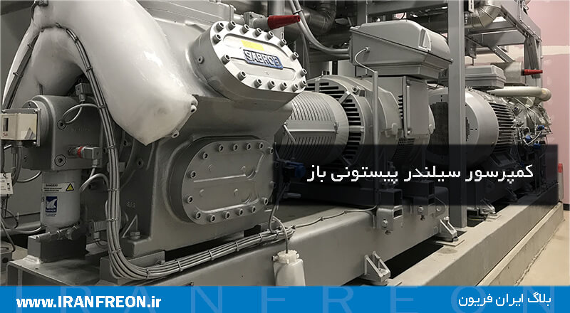 کمپرسور سیلندر پیستونی باز 