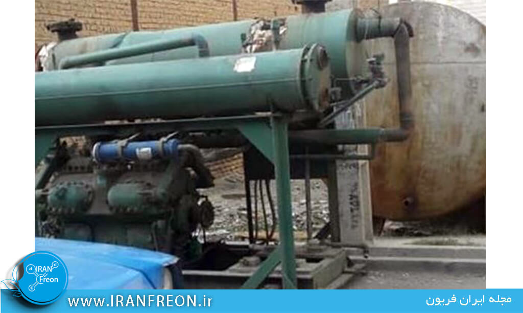 موزه تاسیسات صنعتی ایران چیلر تراکمی قدیمی