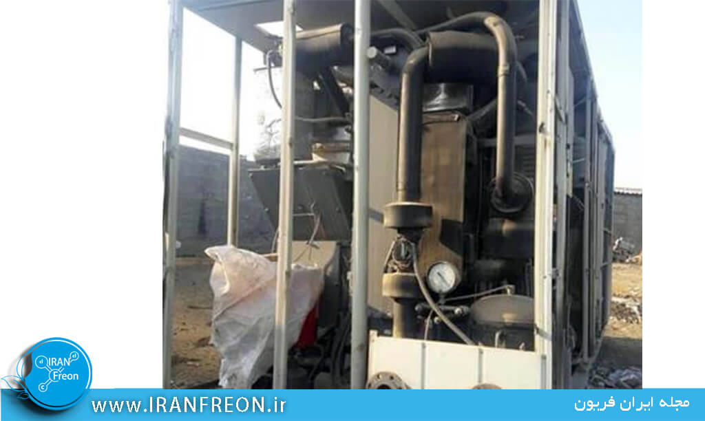 موزه تاسیسات ایران چیلر جذبی امونیاکی