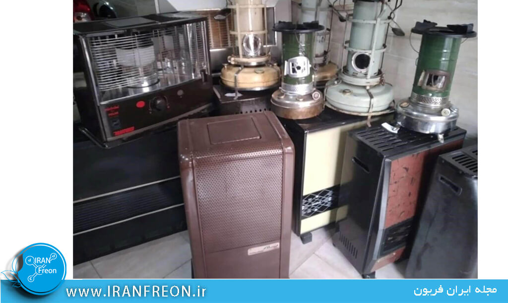 موزه تاسیسات صنعتی ایران بخاری و اجاق های نفتی آنتیک